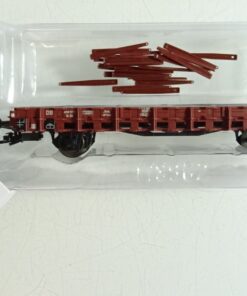Märklin H0 46080-03 Rungenwagen mit Rungen der DB in OVP PR7245