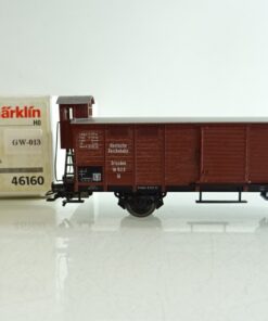 Märklin H0 46160 gedeckter Güterwagen mit Bremserhaus in OVP PR8356