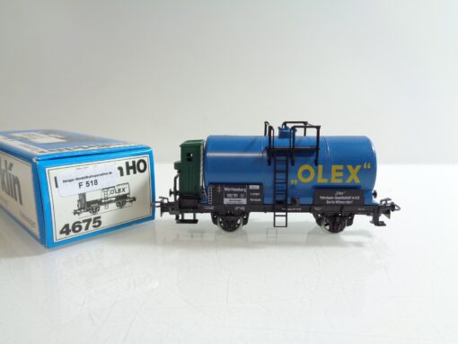 Märklin H0 4675 Kesselwagen OLEX mit Bremserhaus in OVP F518