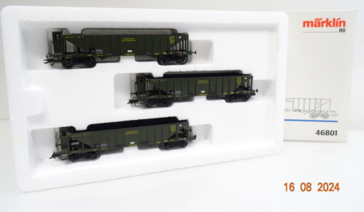 Märklin H0 46801 Kohlentrichterwagen-Set 3tlg. der K.Bay.Sts.B. in OVP LE5249