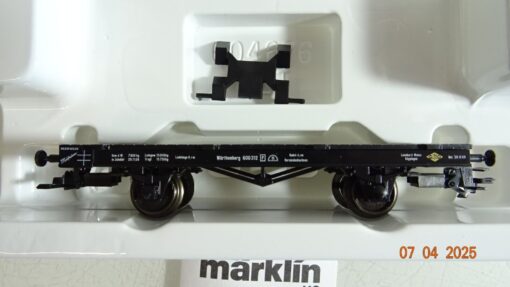 Märklin H0 46842 Flachwagen Württemberg in OVP PR6993 – Bild 3