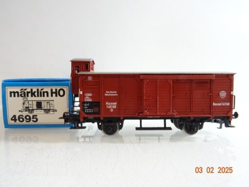 Märklin H0 4695 gedeckter Güterwagen mit Bremserhaus der DR in OVP PR5713