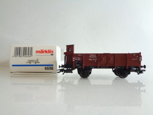 Märklin H0 4696 offener Güterwagen mit Bremserhaus der DR in OVP BH645