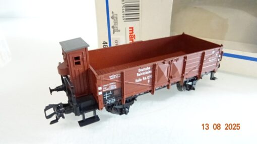 Märklin H0 4696 offener Güterwagen mit Bremserhaus der DR in OVP RR2810