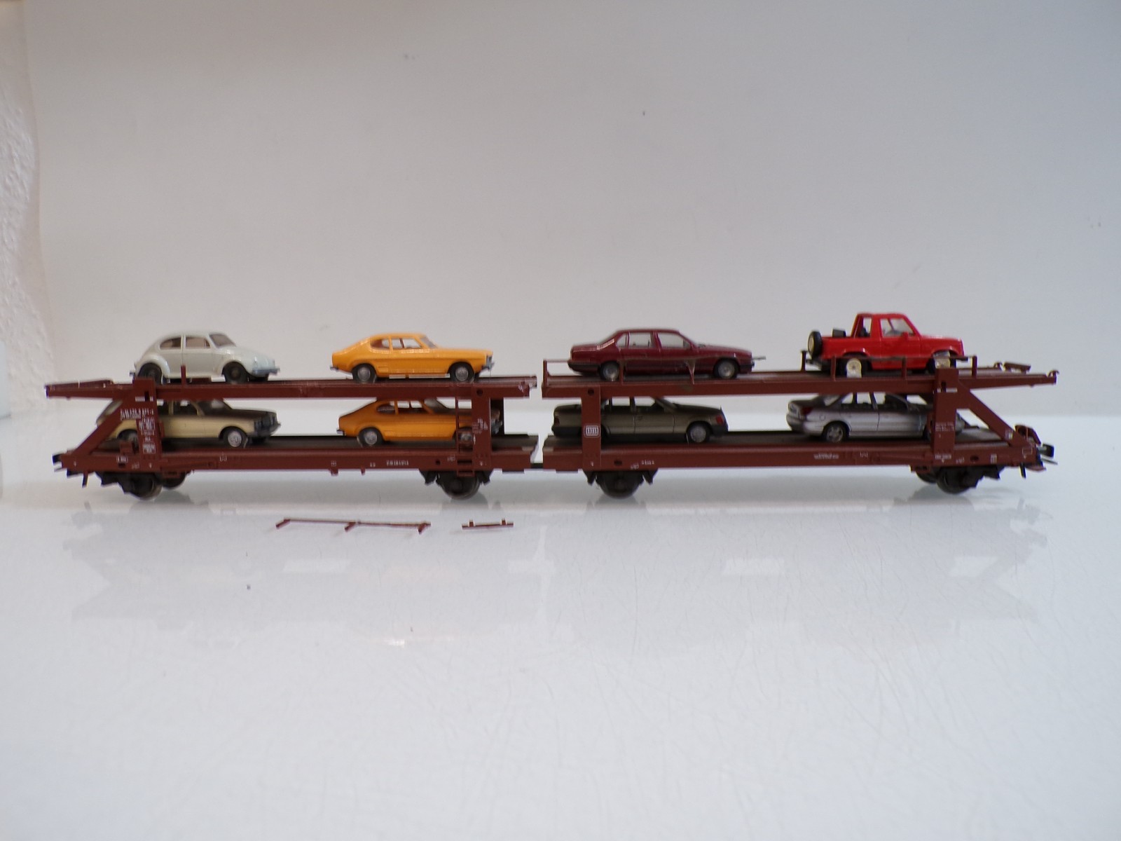 Märklin H0 4712 Autotransportwagen mit PKW´s der DB in OVP BH1852