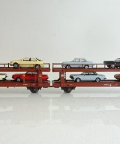 Märklin H0 47124 Autotransportwagen mit PKW´s der DB PR9375 o.
