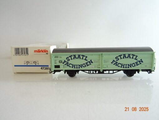 Märklin H0 47281 Schiebewandwagen Staatl. Fachingen der DB in OVP PR9699