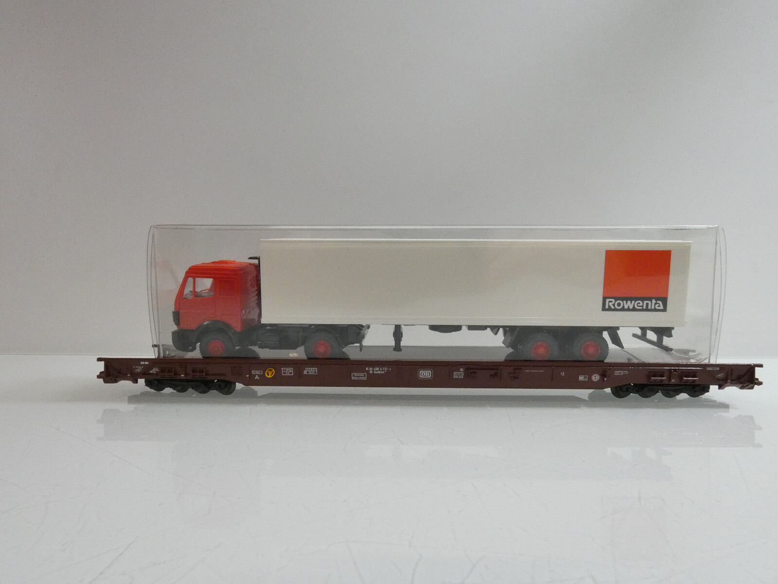 Märklin H0 4742 Niederflurwagen Rola mit LKW in OVP C324 – Bild 3