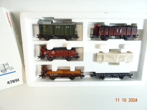 Märklin H0 47891  Wagen-Set Güterwagen um 1950 der DR neuwertig in OVP PR3179