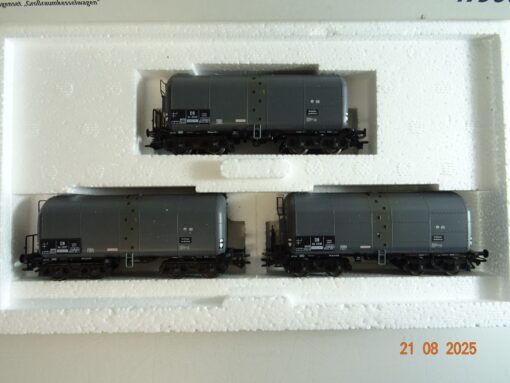 Märklin H0 47906 Wagen-Set Großraumkesselwagen 3 tlg. der DB in OVP PR9681 – Bild 3