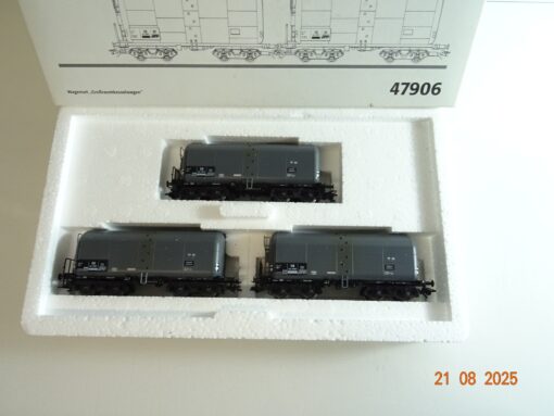 Märklin H0 47906 Wagen-Set Großraumkesselwagen 3 tlg. der DB in OVP PR9681