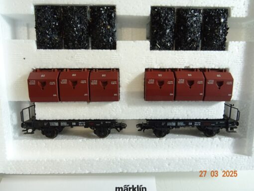 Märklin H0 48271 Behälterwagen-Set der DB in OVP PR6755 – Bild 3