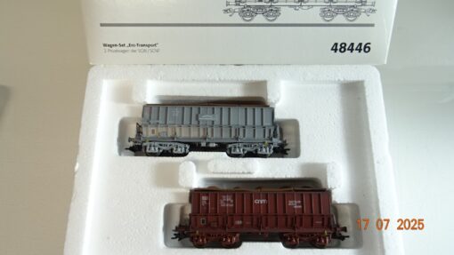 Märklin H0 48446 Wagen-Set Erz-Transporter der SGW/SCNF in OVP PR9042