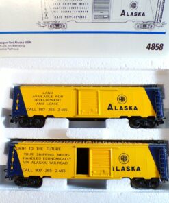 Märklin H0 4858 US Güterwagen-Set Alaska 2 tlg. in OVP BH1384