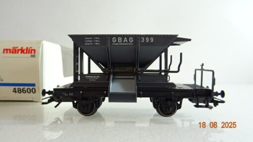 Märklin H0 48600 Schotterwagen der GBAG Gruppe Gelsenkirchen in OVP PR9648 – Bild 3