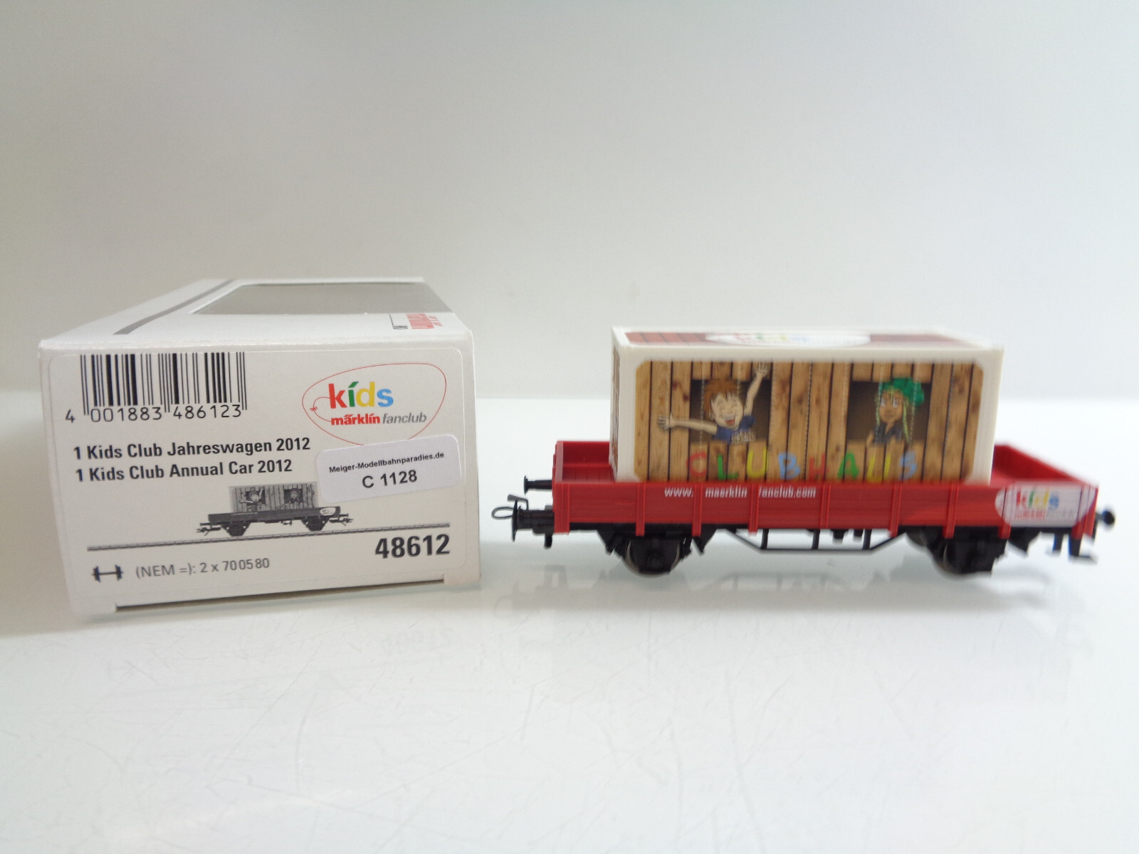 Märklin H0 48612 Containerwagen Kids Club Jahreswagen 2012 in OVP C1128