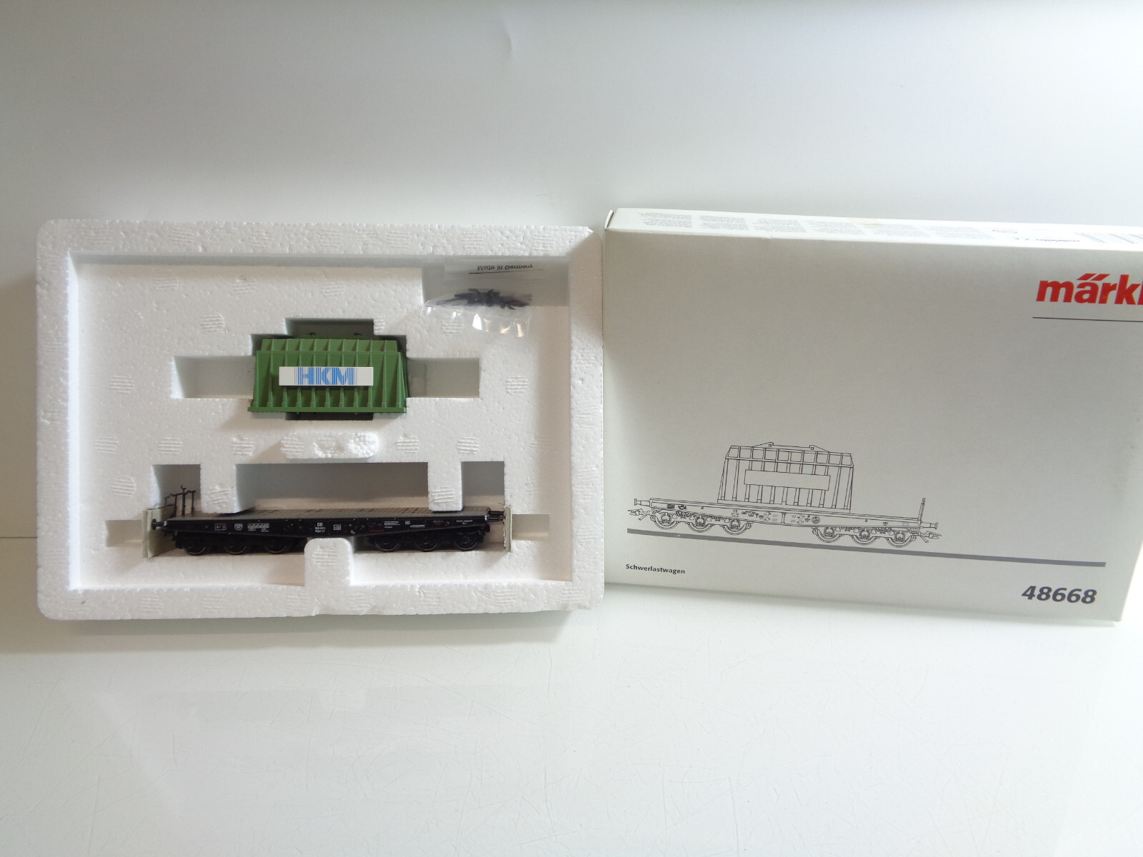 Märklin H0 48668 Schwerlastwagen der DB mit Thermohaube in OVP C1133