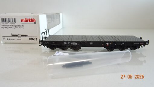 Märklin H0 48693 Schwerlastwagen mit Rungen der DB in OVP PR8091