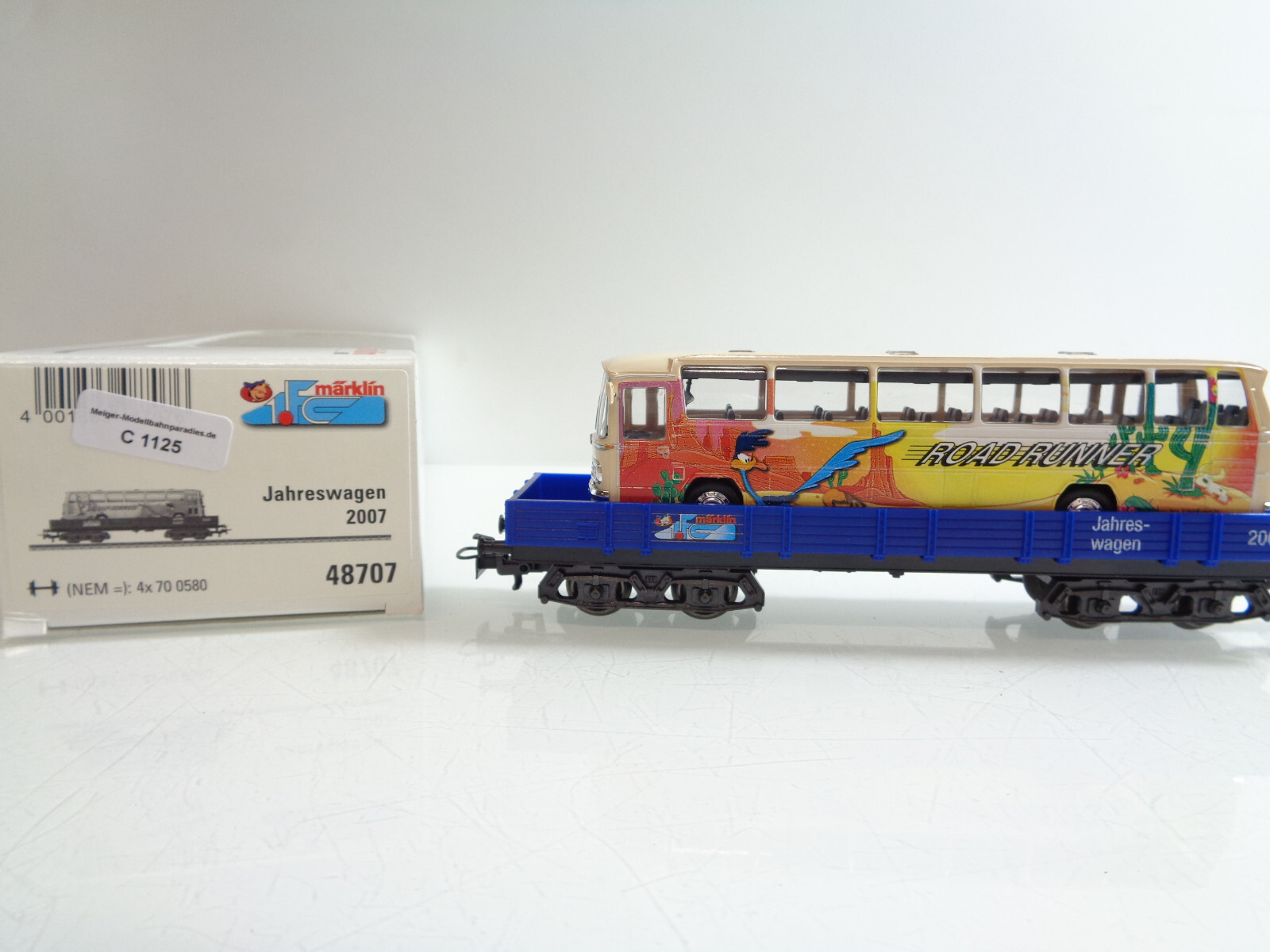 Märklin H0 48707 Jahreswagen 2007 1.FC Märklin in OVP C1125