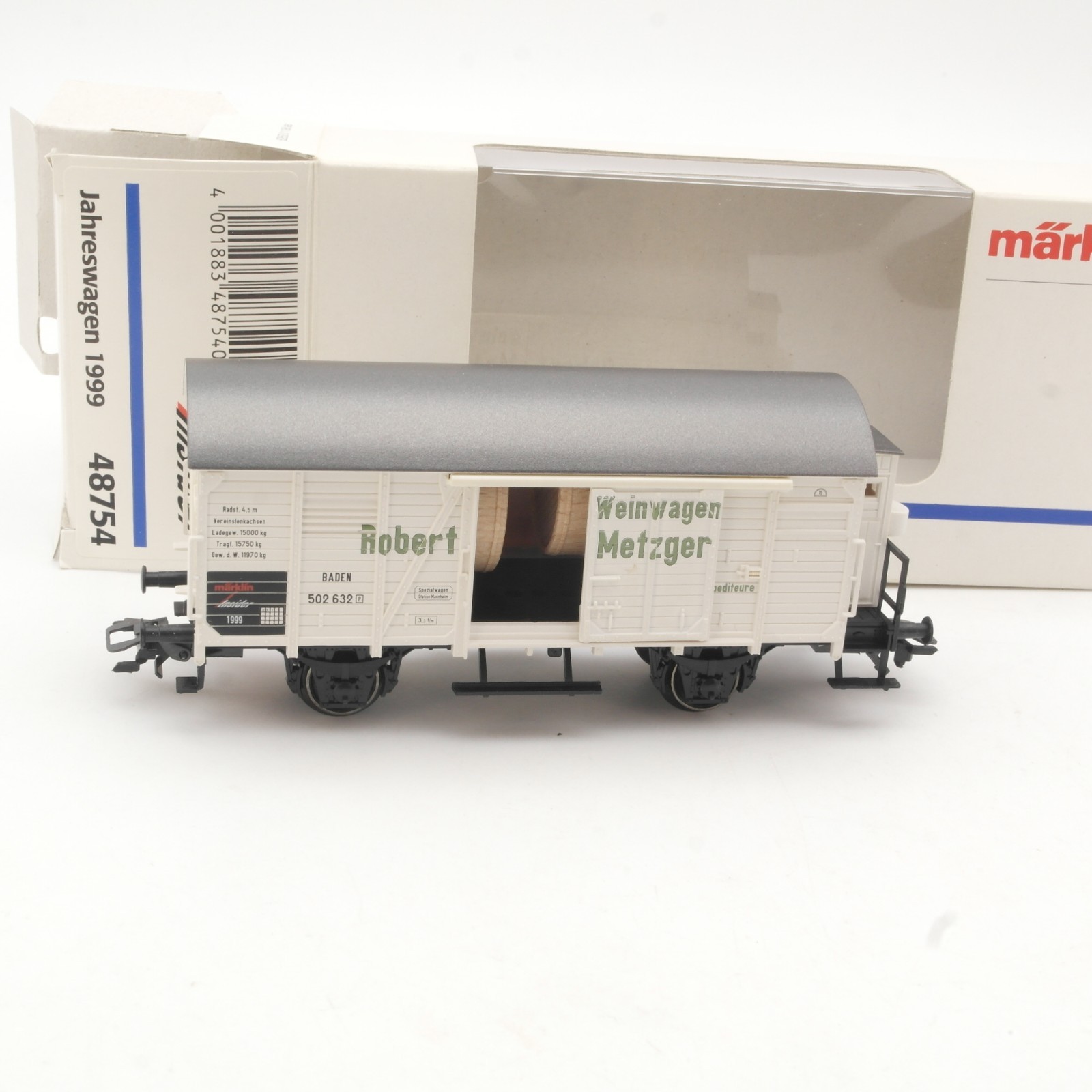 Märklin H0 48754 Jahreswagen 1999 Metzger & Co. in OVP RR5532 – Bild 3