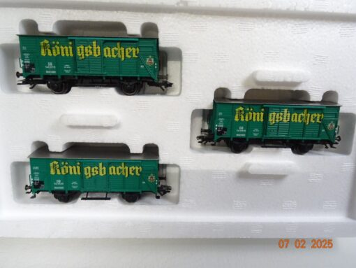 Märklin H0 48781 Wagen-Set Königsbacher 3 tlg. der DB in OVP PR5854 – Bild 3