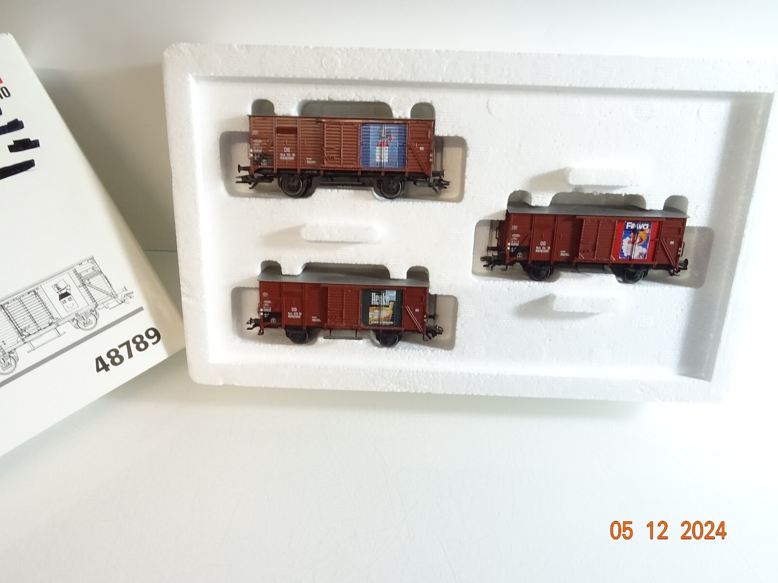 Märklin H0 48789 Wagen-Set 3. St. Historische Marken der DB in OVP PR4532