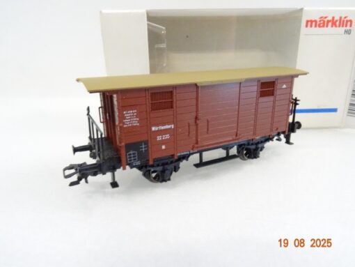 Märklin H0 4885 gedeckter Güterwagen mit Flachdach in OVP RR3045 – Bild 3
