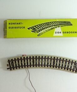 Märklin H0 5104 Anschlussgleisstück gebogen siehe Foto in OVP PK 621