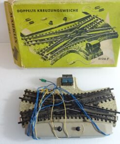 Märklin H0 5126 Doppelte Kreuzungsw. durchgehender Mittelleiter in OVP CK9046