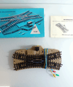 Märklin H0 5128 Doppelte Kreuzungsweiche siehe Foto in OVP PK2201