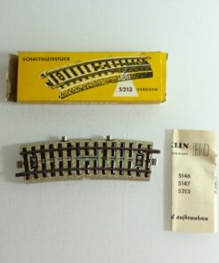 Märklin H0 5213 Schaltgleisstück gebogen siehe Foto in OVP PK626
