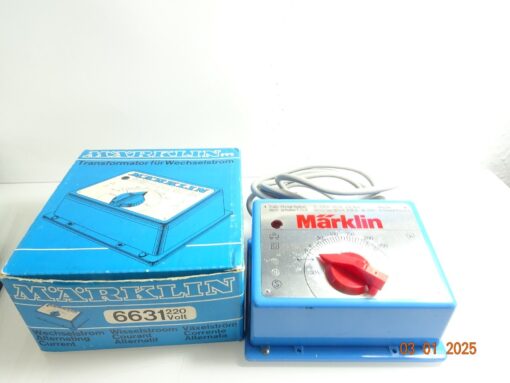 Märklin H0 6631 Trafo Prim/Sec Selbstschalter T25/E siehe Foto in OVP CK5125