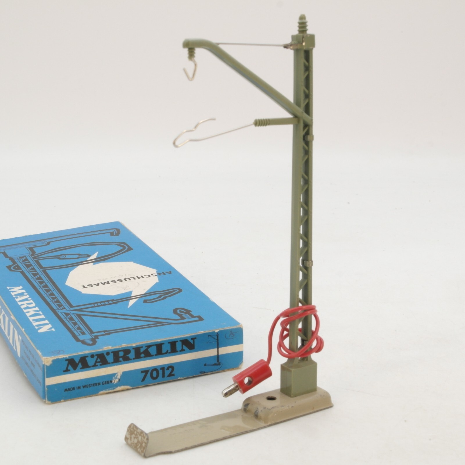 Märklin H0 7012 Anschlussmast für Oberleitung 1 Stück in OVP RG4320