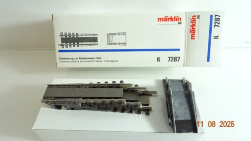Märklin H0 7287 K-Gleis Erweiterung zur Drehscheibe in OVP RR2710