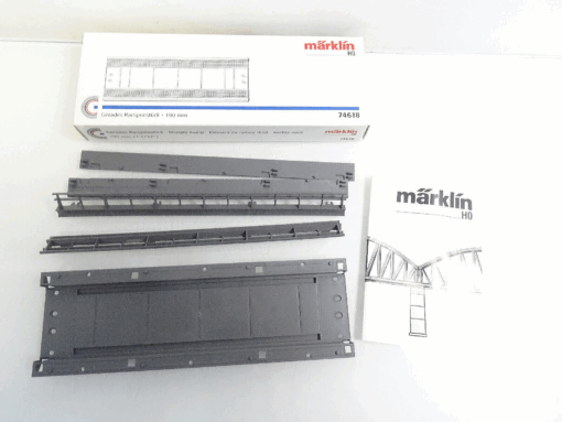 Märklin H0 74618 C Gleis Rampenstück gerade in OVP CK1443