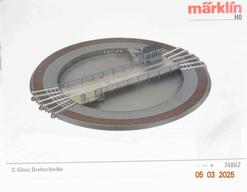 Märklin H0 74862 C-Gleis Drehscheibe Digital Sound unbenutzt in OVP LE9189 – Bild 3