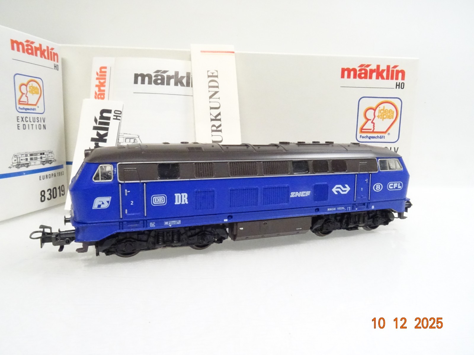 Märklin H0 83019 Diesellok BR 216 Europa 1993 in OVP JL4950