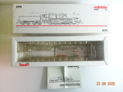 Märklin H0 8315 BR 52Leerverpackung siehe Foto PK764