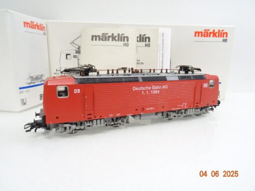 Märklin H0 83443 E-Lok BR 143 094-1 der DB / DR Delta in OVP JL906