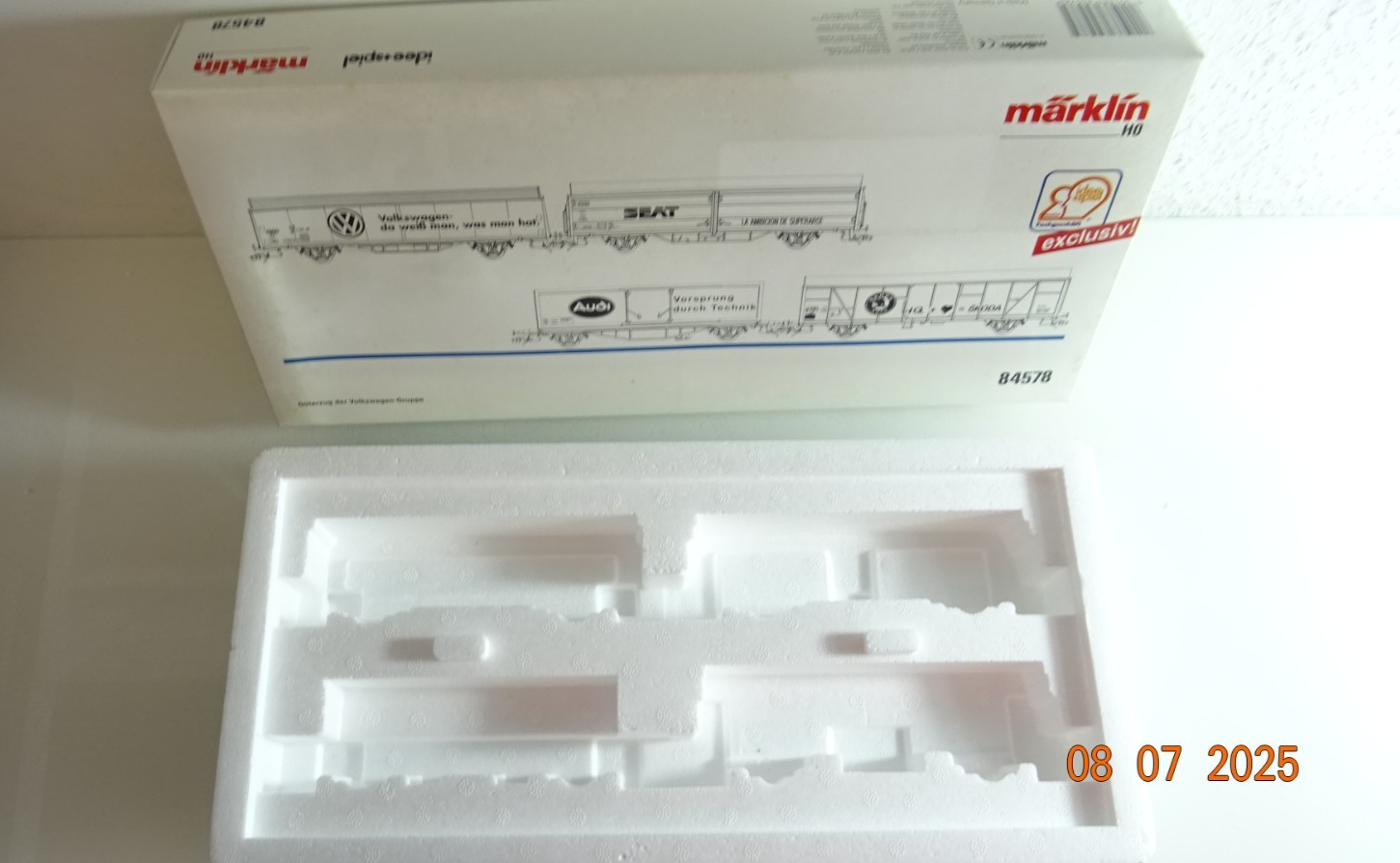 Märklin H0 84578 Güterzug der VW Gruppe Leerverpackung siehe Foto CK9439 – Bild 3
