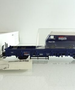 Märklin H0 84694 Niederbordwagen mit LT Bus Märklin Magazin 1993 in OVP PR8364