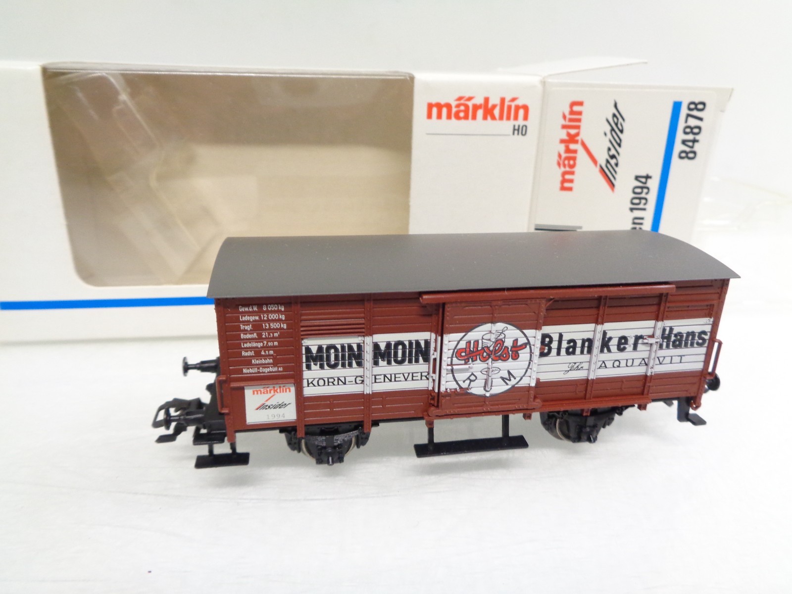 Märklin H0 84878 Insider Jahreswagen 1994 Moin Moin in OVP RR4820 – Bild 3