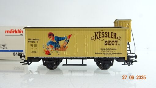 Märklin H0 84891 Kühlwagen mit Bremserhaus Kessler & Sect  in OVP PR8784 – Bild 3