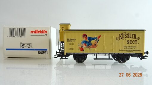 Märklin H0 84891 Kühlwagen mit Bremserhaus Kessler & Sect  in OVP PR8784