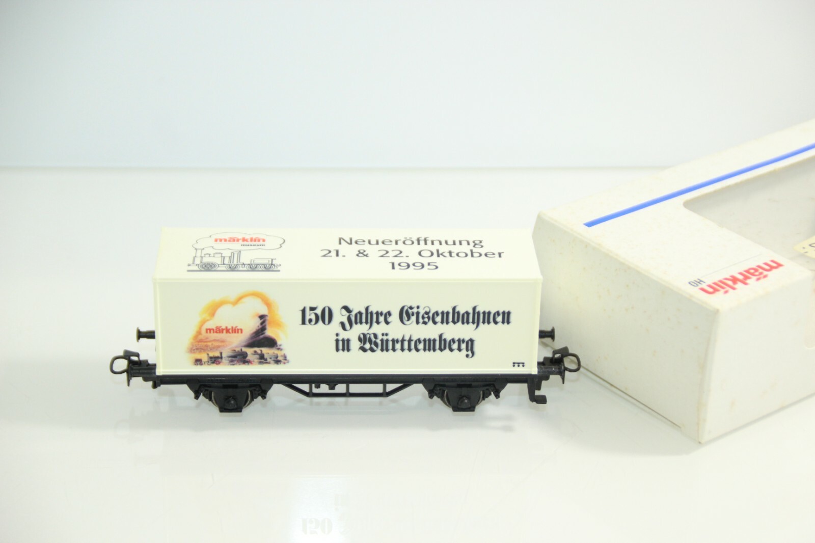 Märklin H0 Containertragwagen "150 Jahre Eisenbahnen" in OVP GS3531