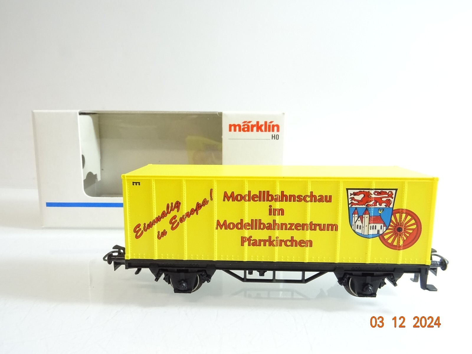 Märklin H0 Containerwagen Modellbahnschau Pfarrkirchen in OVP PR4458 – Bild 3