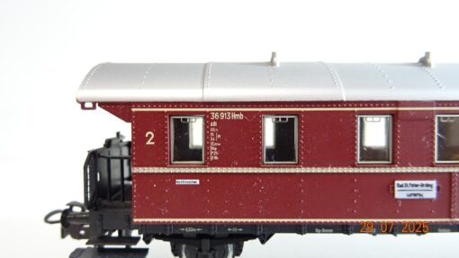 Märklin H0 Donnerbüchse rot 1./2.Kl. der DB PR9289 o. – Bild 3