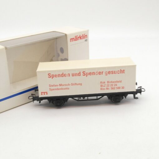 Märklin H0 Güterwagen Stefan Morsch Stiftung in OVP RI9537 – Bild 4