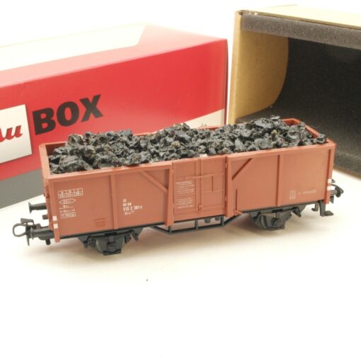 Märklin H0 Hochbordwagen 510 2 381-9 mit Ladung der DB in Au Box RG5166