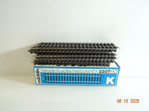 Märklin H0 K-Gleis 2207 gerade 10 Stück siehe Foto in OVP PK1332